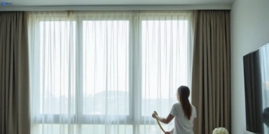 Delicate sheer drape cleaning cedar-grove Matty Curtain Cleaning